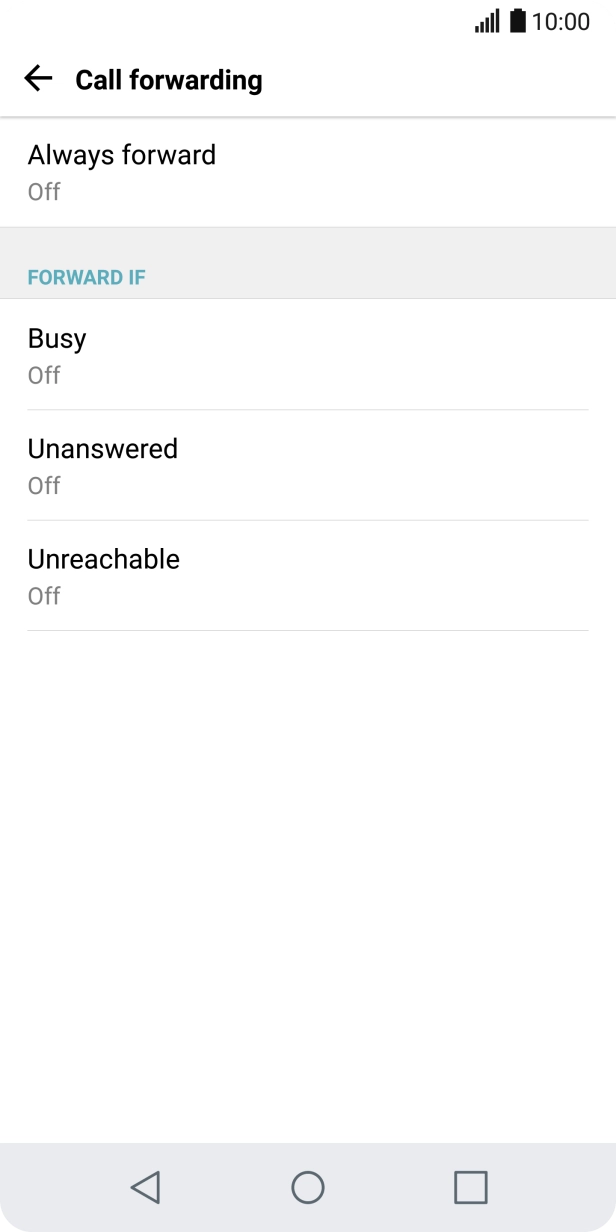 Press the Home key to return to the home screen.