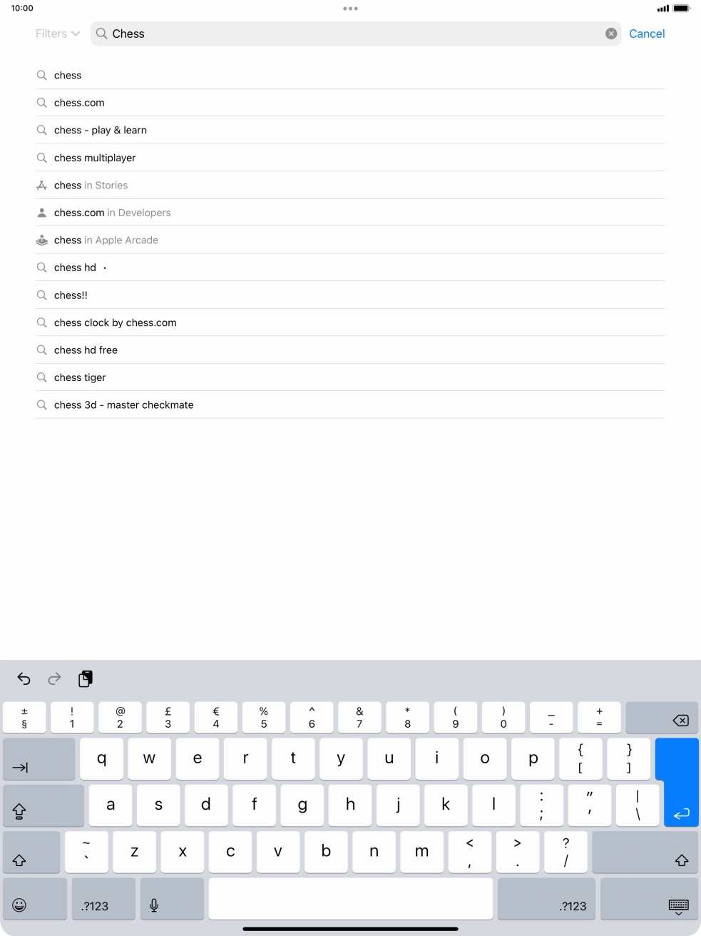 Key in the name or subject of the required app and press enter. Key in the name or subject of the required app and press enter.