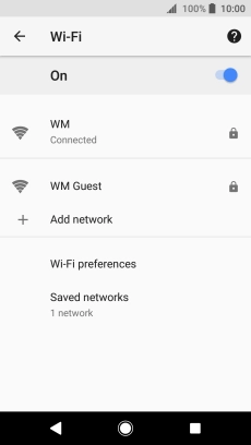 Press the Home key to return to the home screen.