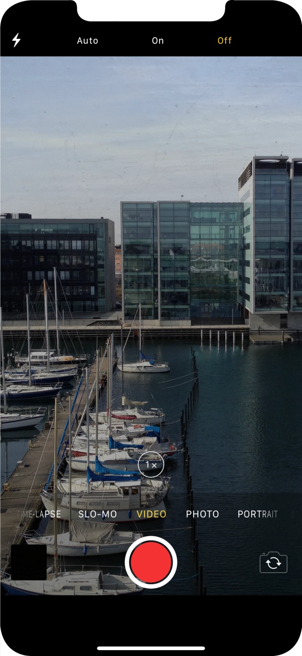 Press the required setting.