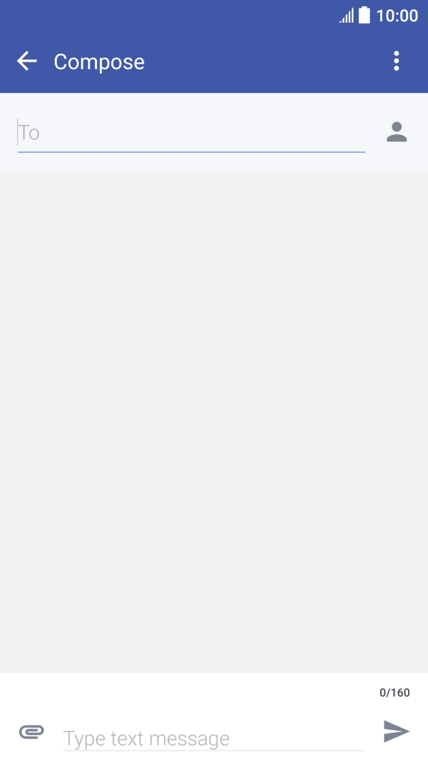 Press the search field and key in the first letters of the recipient's name. Press the search field and key in the first letters of the recipient's name.