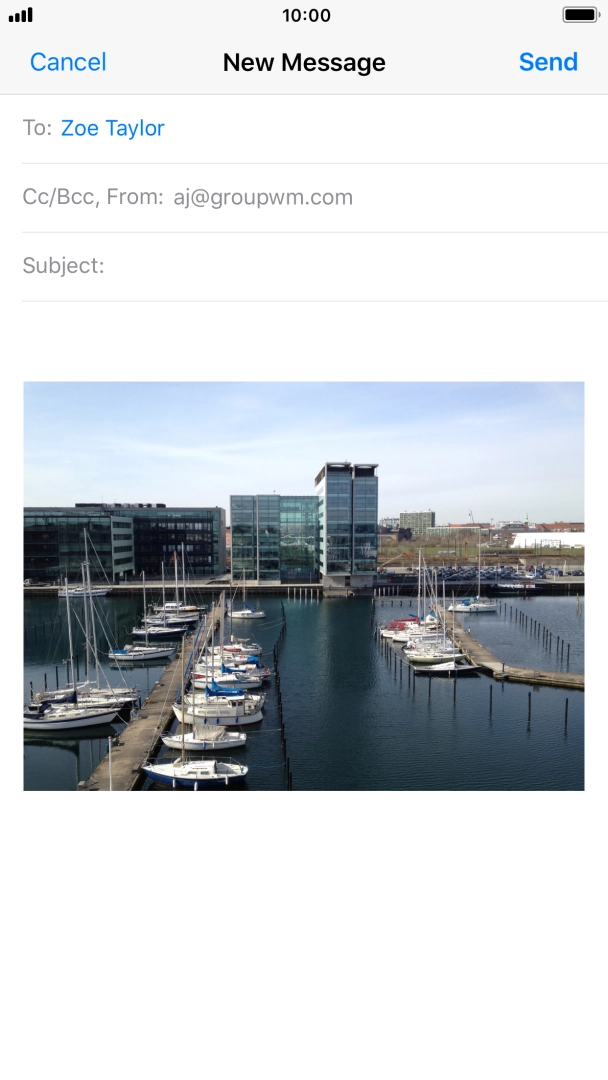 Press Subject and key in the required subject.