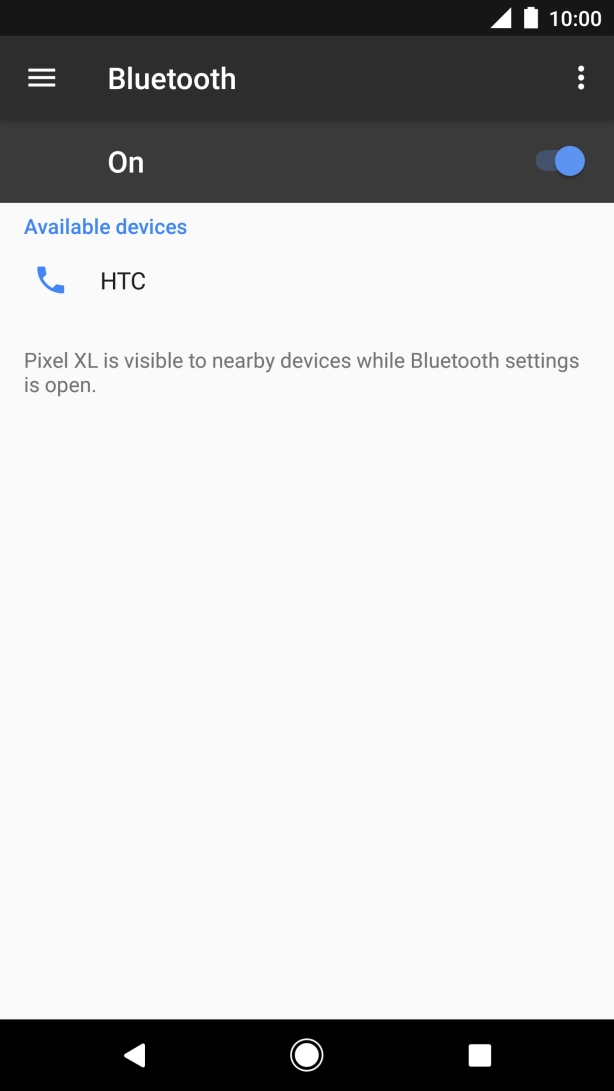 Press the Home key to return to the home screen.