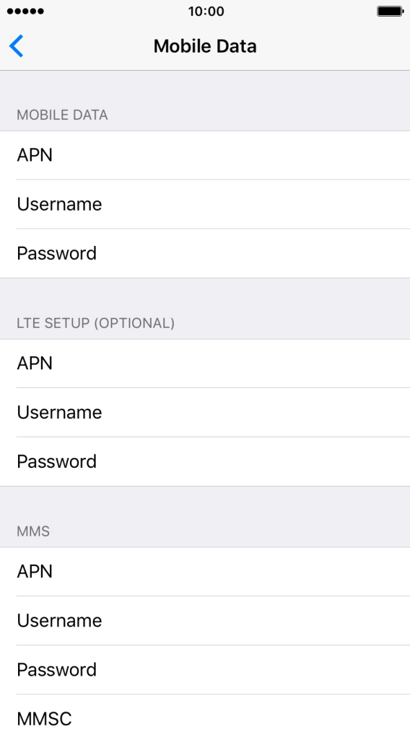 Press APN and key in telstra.wap.