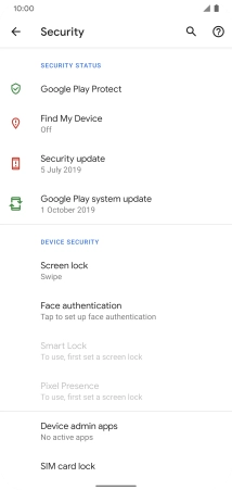Press SIM card lock.