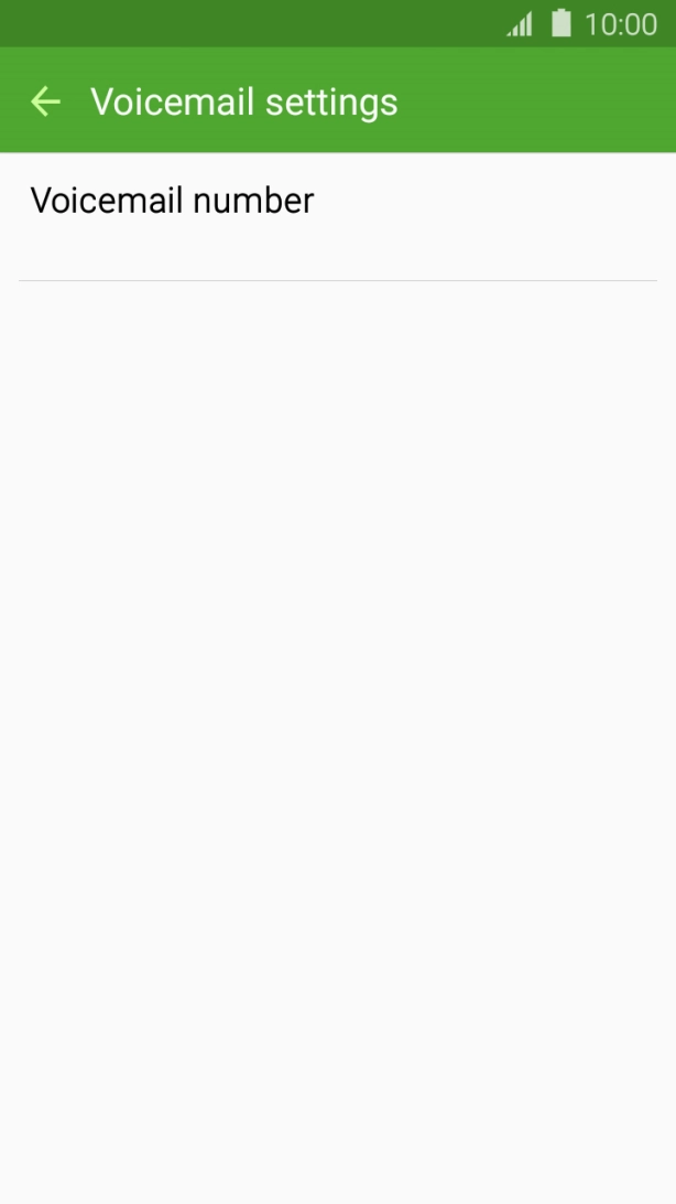 Press Voicemail number.