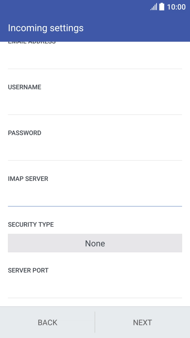 Press the field below Press the field below