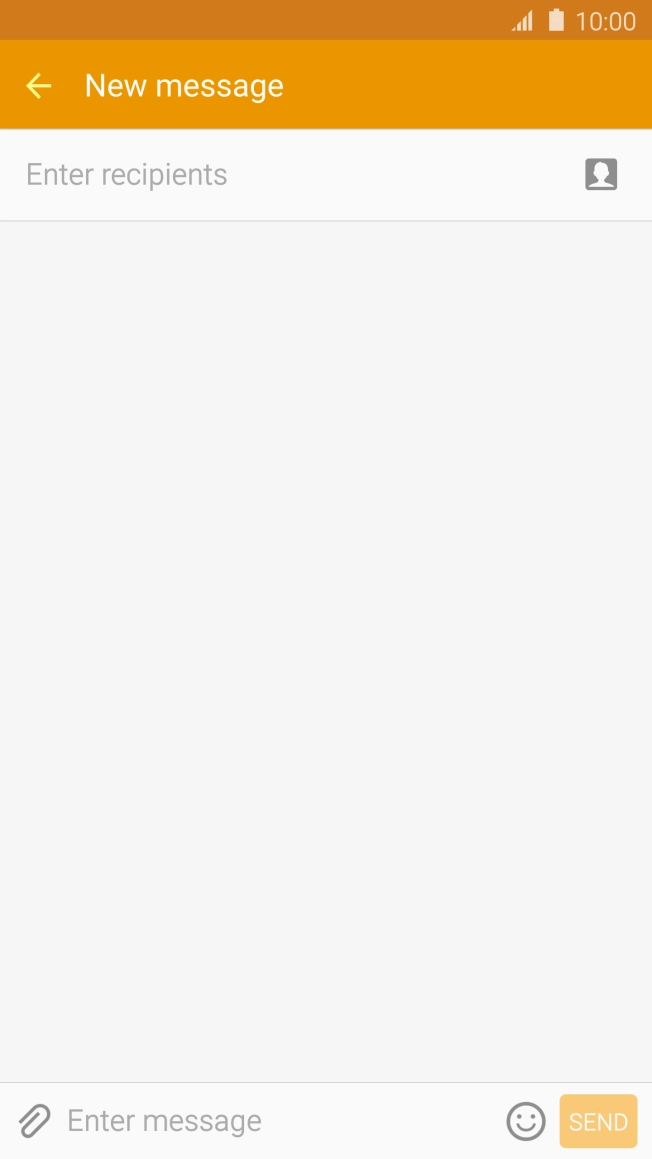 Press Enter recipients and key in the first letters of the recipient's name.