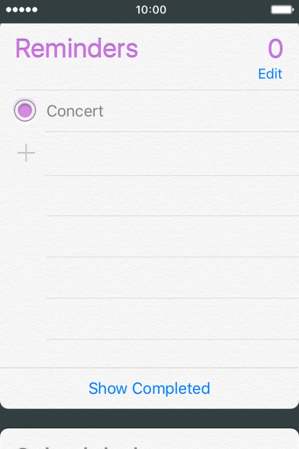 Press Show Completed.