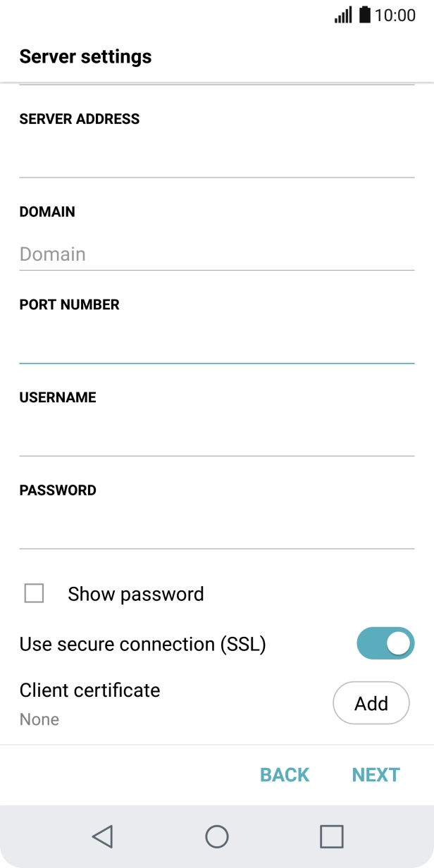 Press the field below Press the field below