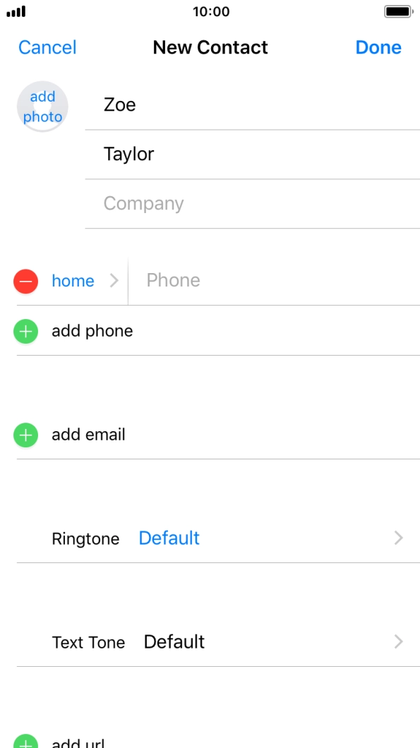 Press Phone and key in the required phone number.