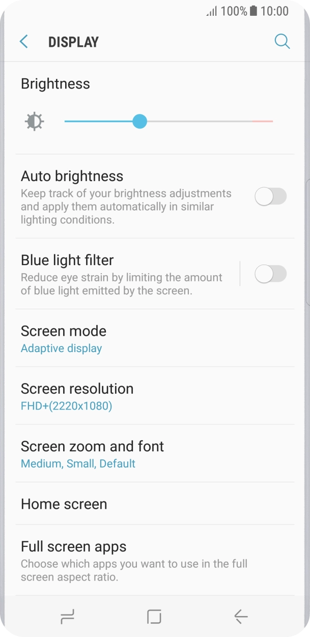 Press the Home key to return to the home screen.