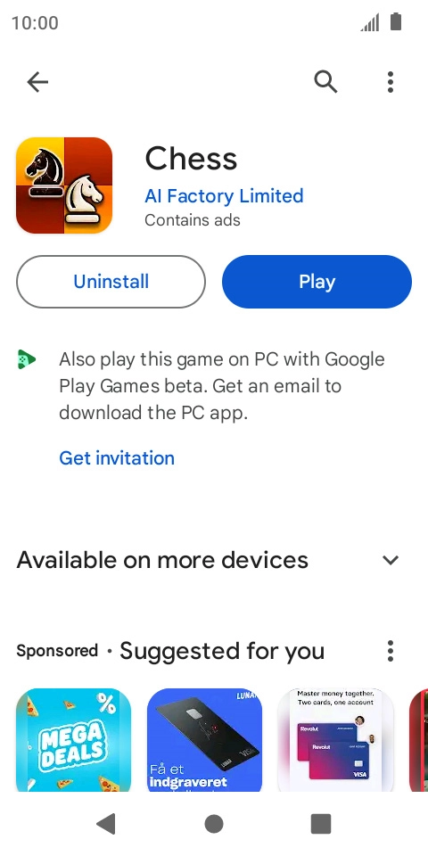Press the Home key to return to the home screen.