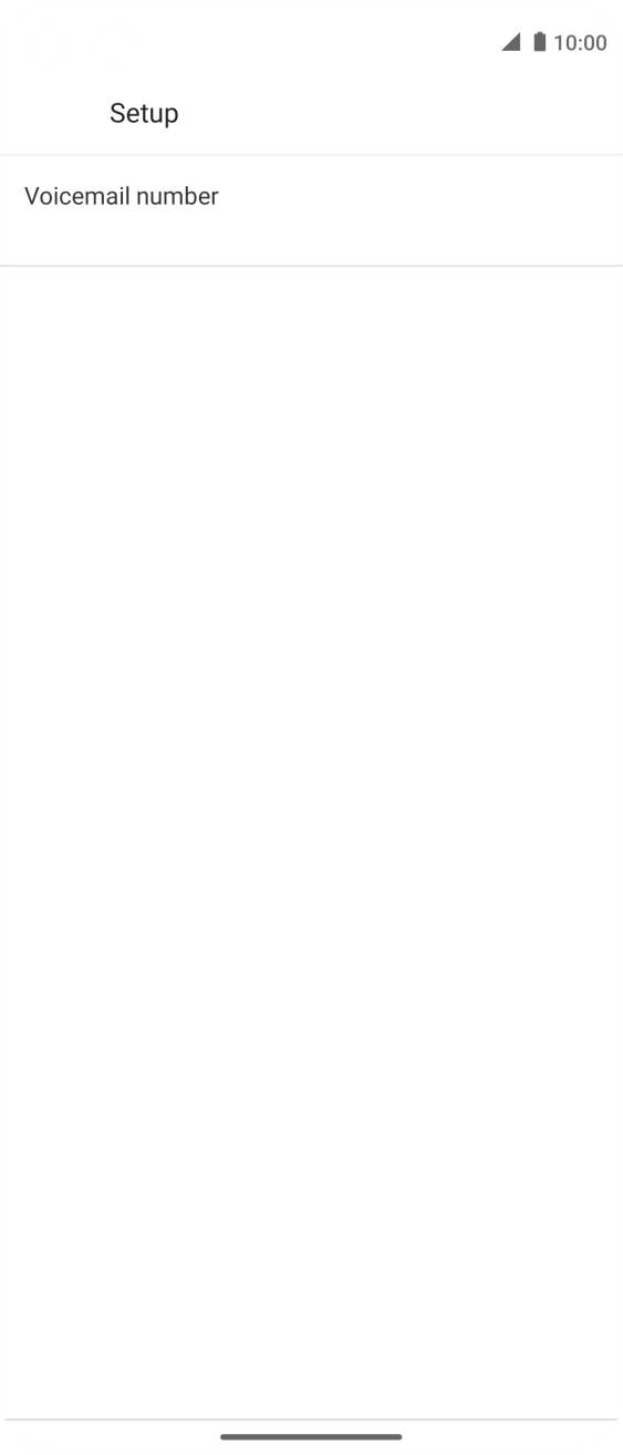 Press Voicemail number.