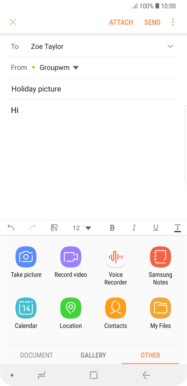 Press My Files and go to the required folder.