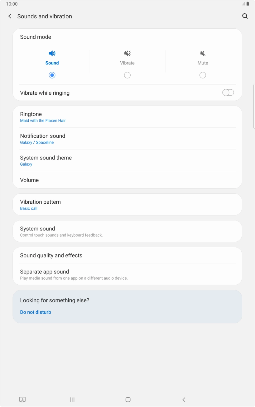 Press the Home key to return to the home screen.