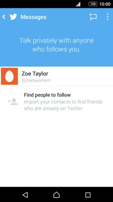 Press the new message icon.