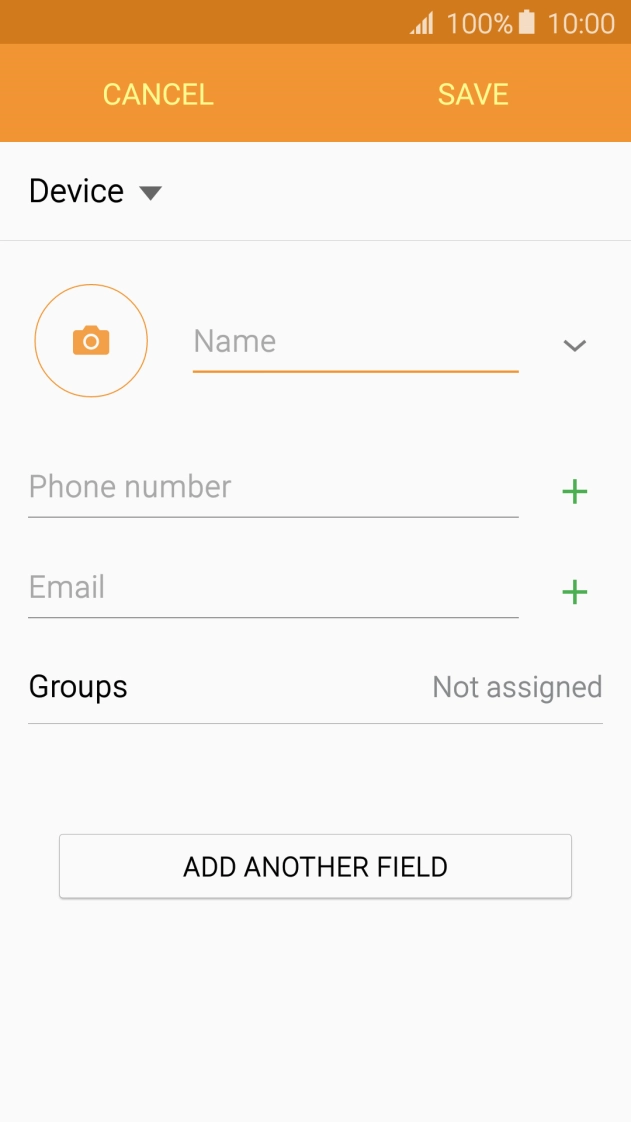 Press the address book drop down list.