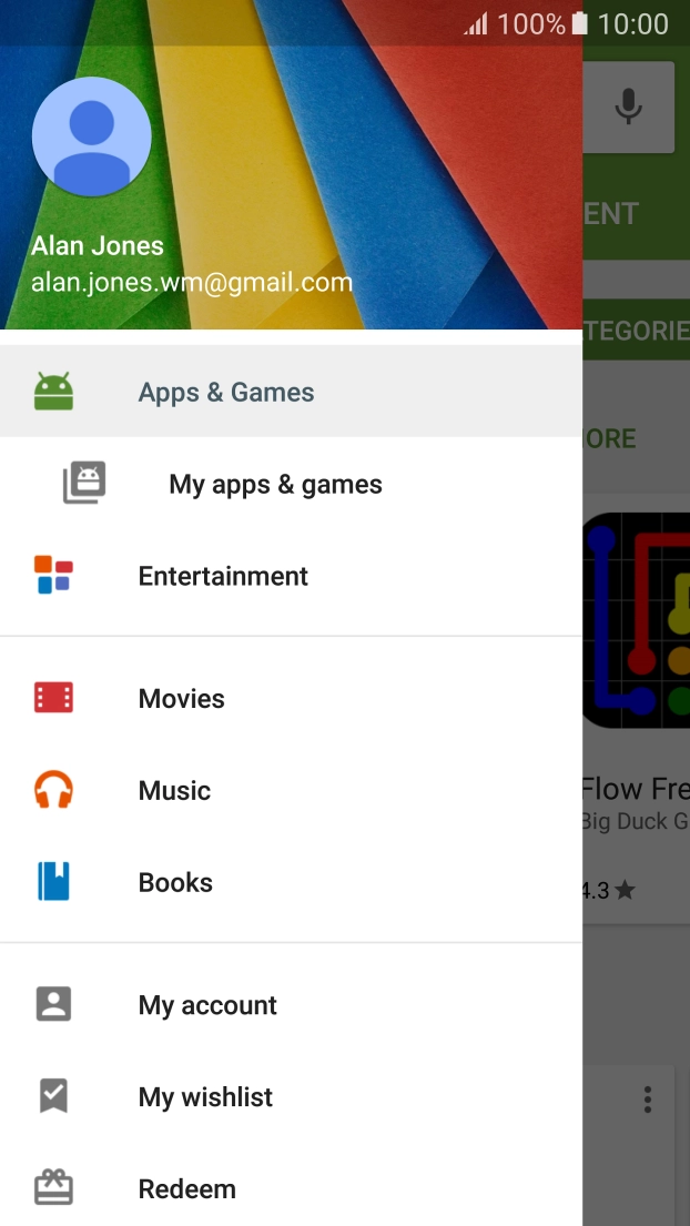 Press My apps & games.