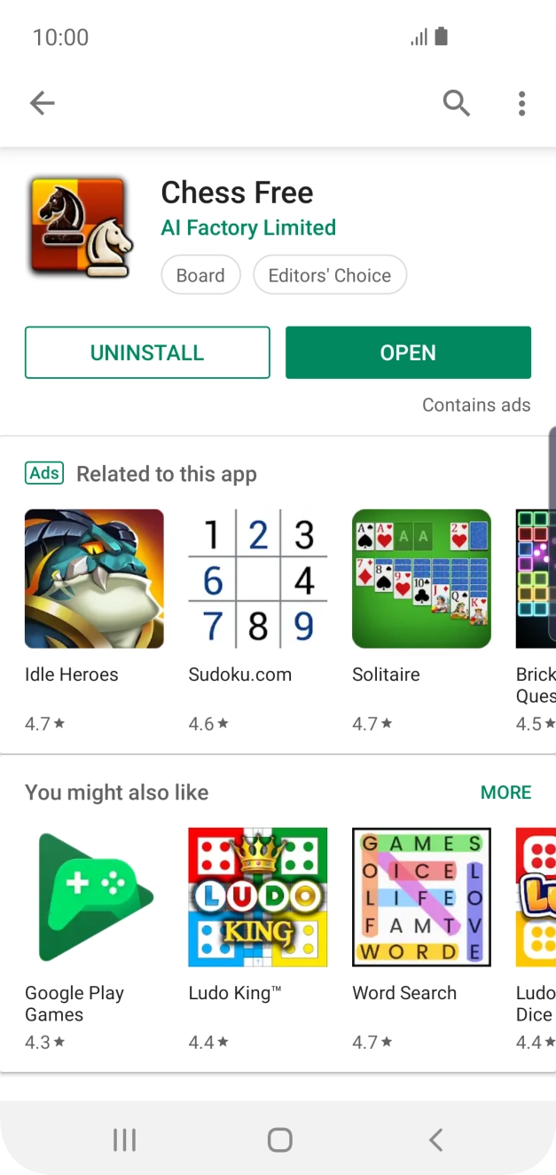 Press the Home key to return to the home screen. Press the Home key to return to the home screen.