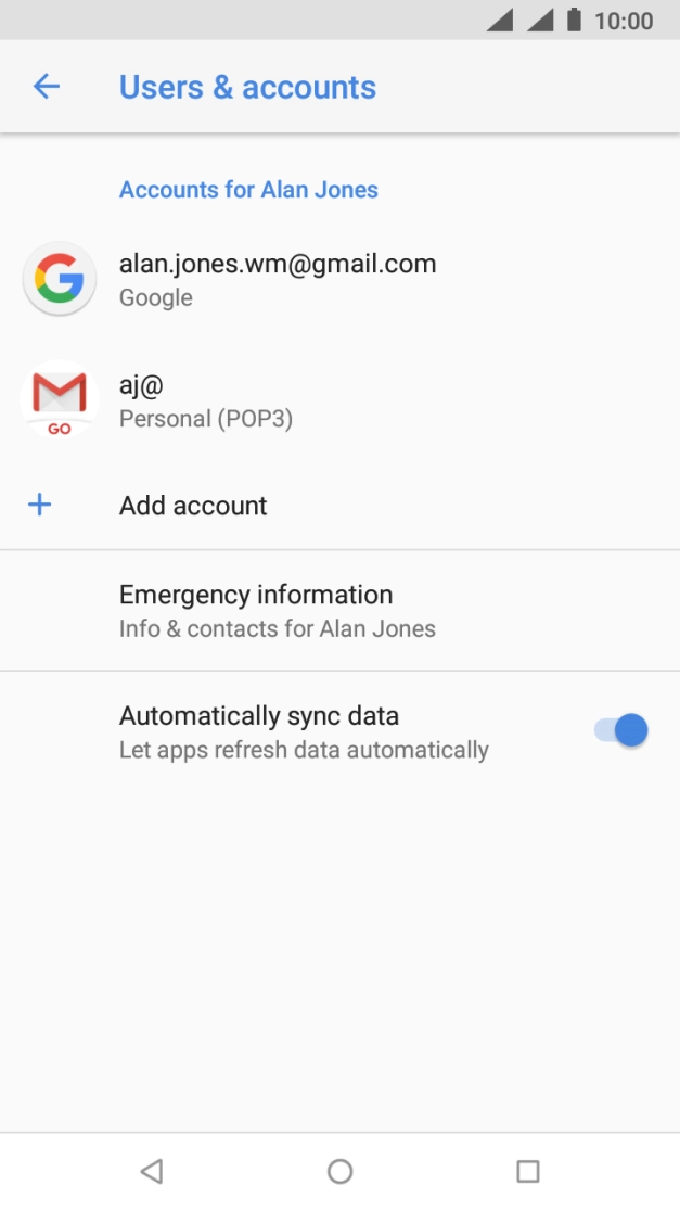 Press the Home key to return to the home screen.