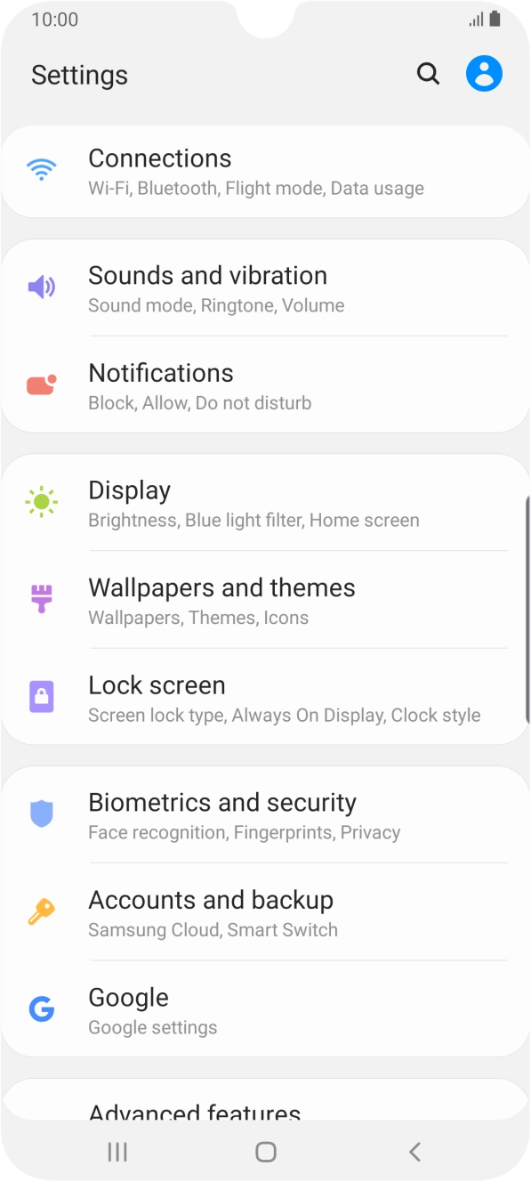 Press Biometrics and security.