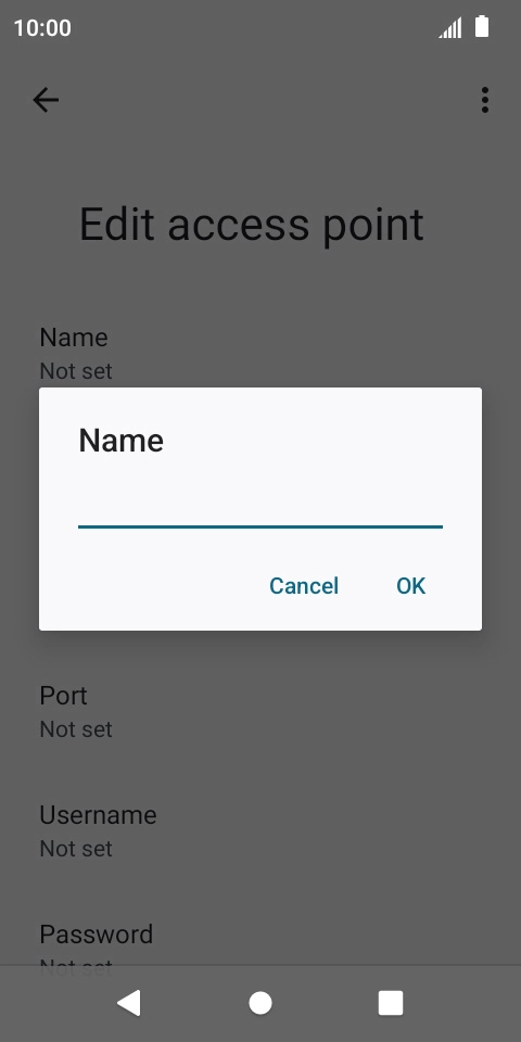 Key in Telstra MMS and press OK.