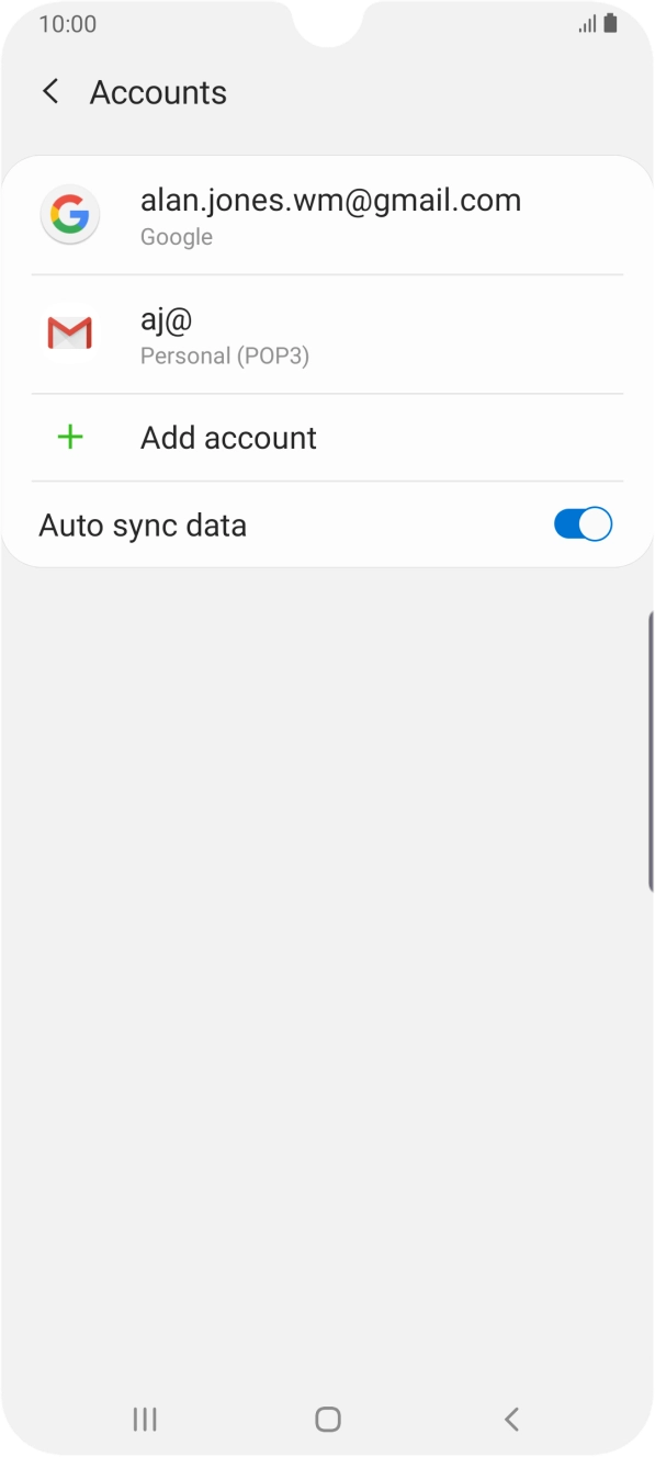 Press the Home key to return to the home screen.