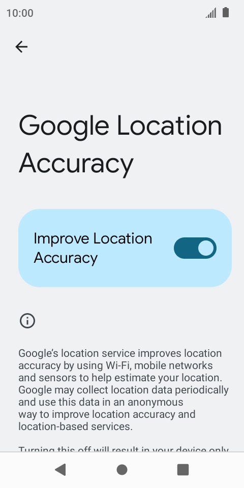 If you press the indicator next to 