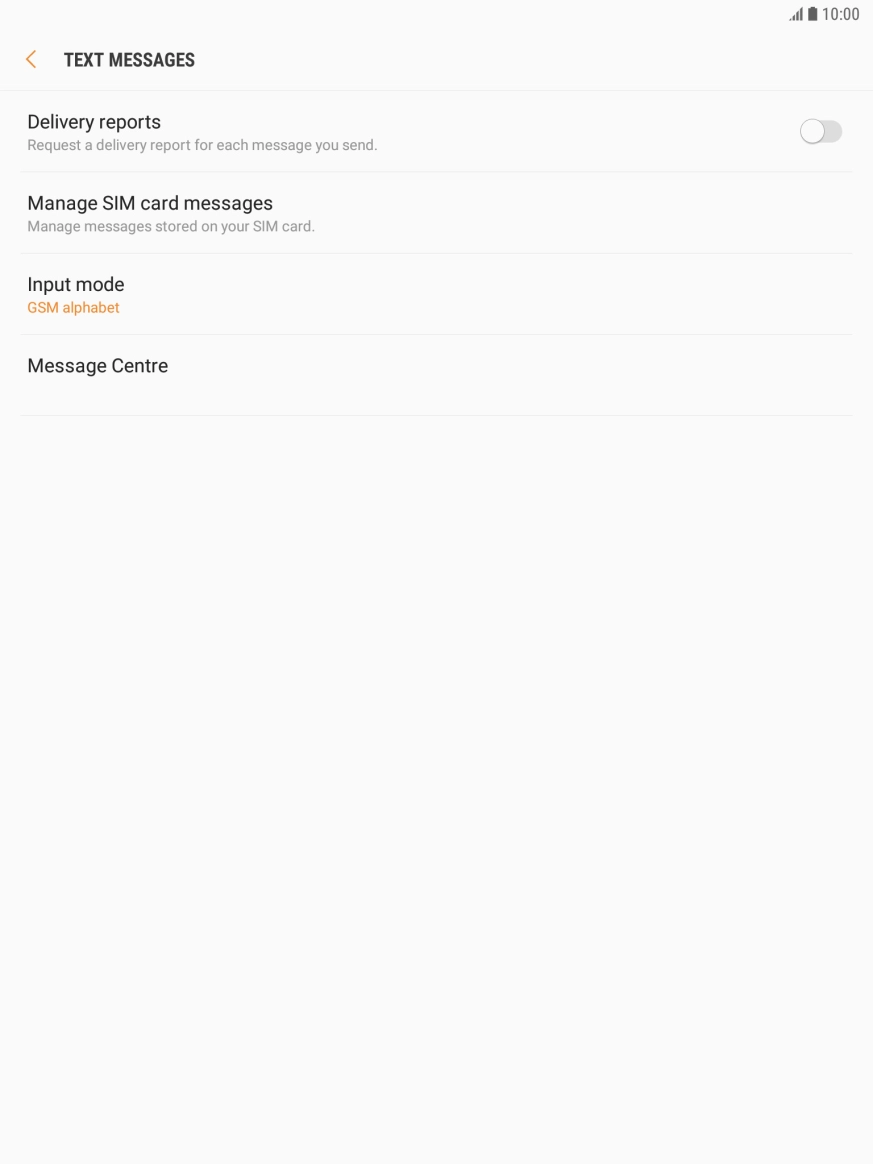 Press the Home key to return to the home screen.