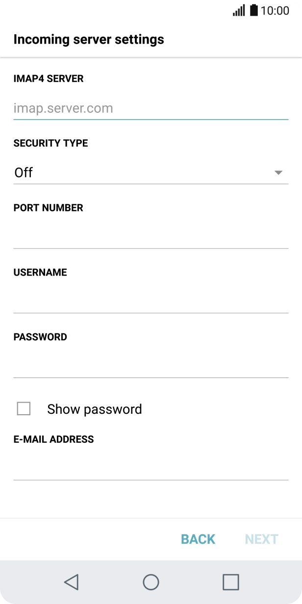 Press the field below Press the field below
