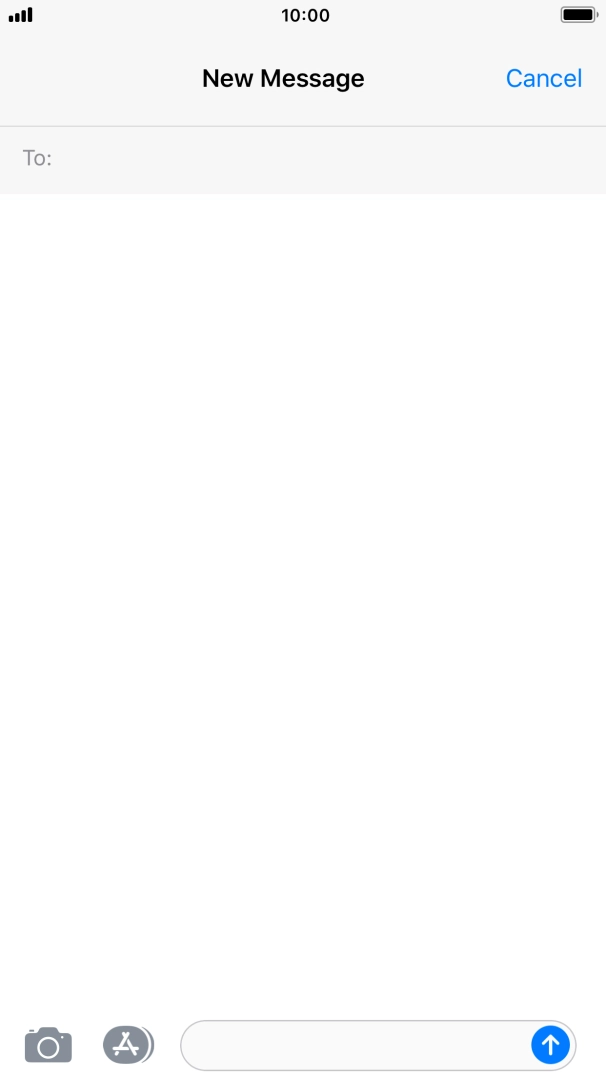 Press To and key in the first letters of the recipient's name. Press To and key in the first letters of the recipient's name.