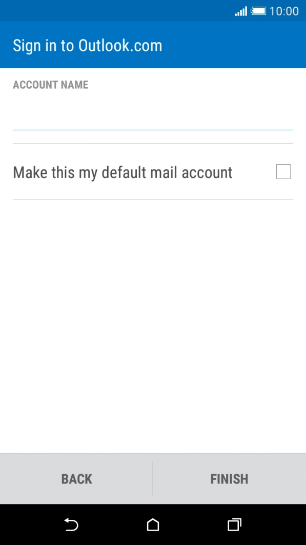 Press the field below 