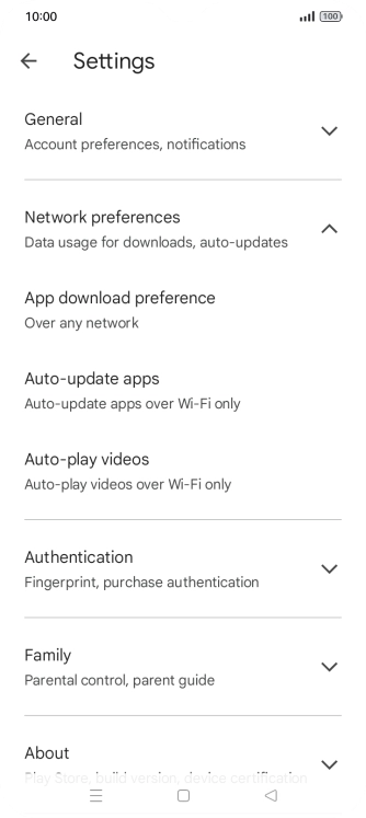 Press Auto-update apps. Press Auto-update apps.