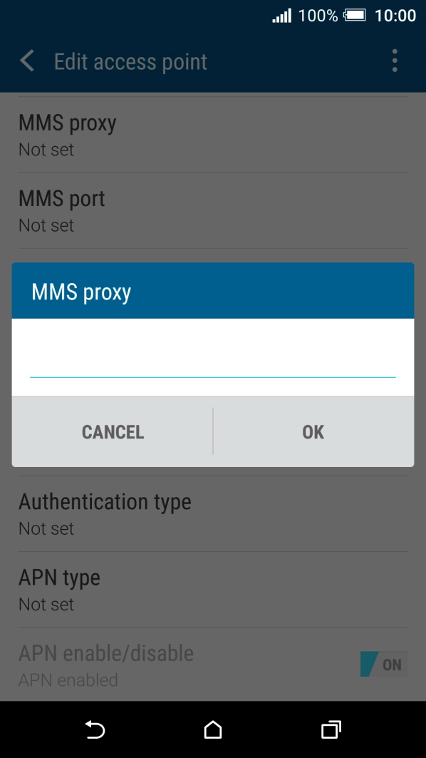 Key in 10.1.1.180 and press OK.