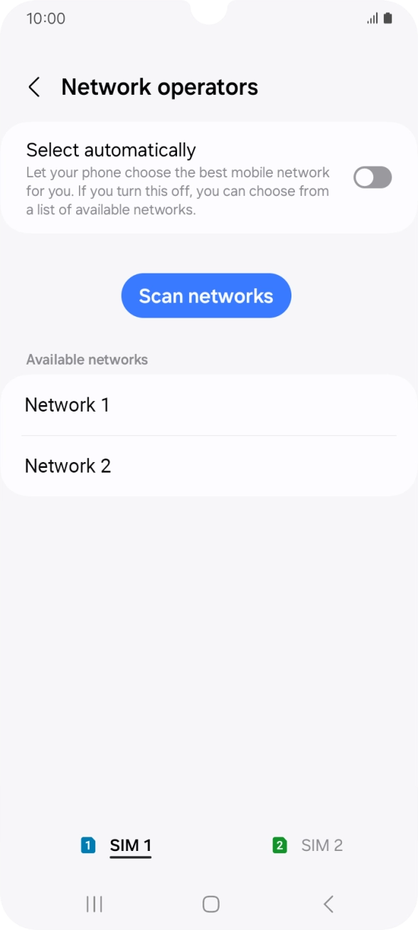 Press the indicator next to Press the indicator next to