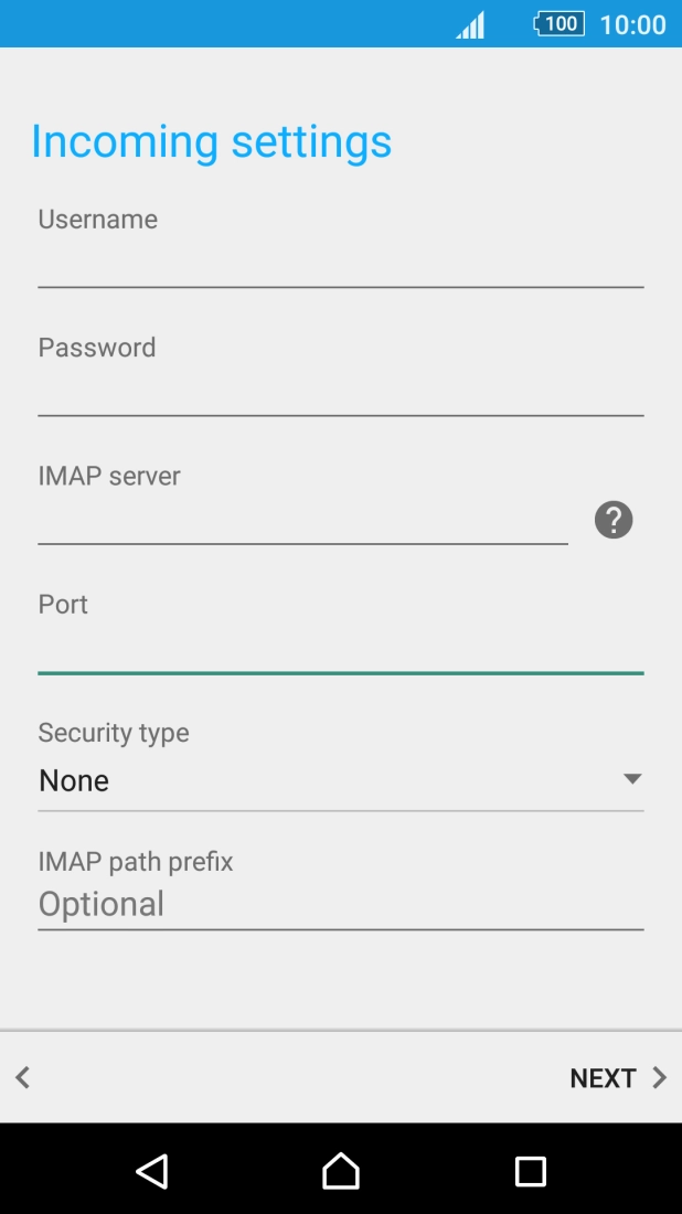 Press the drop down list below 