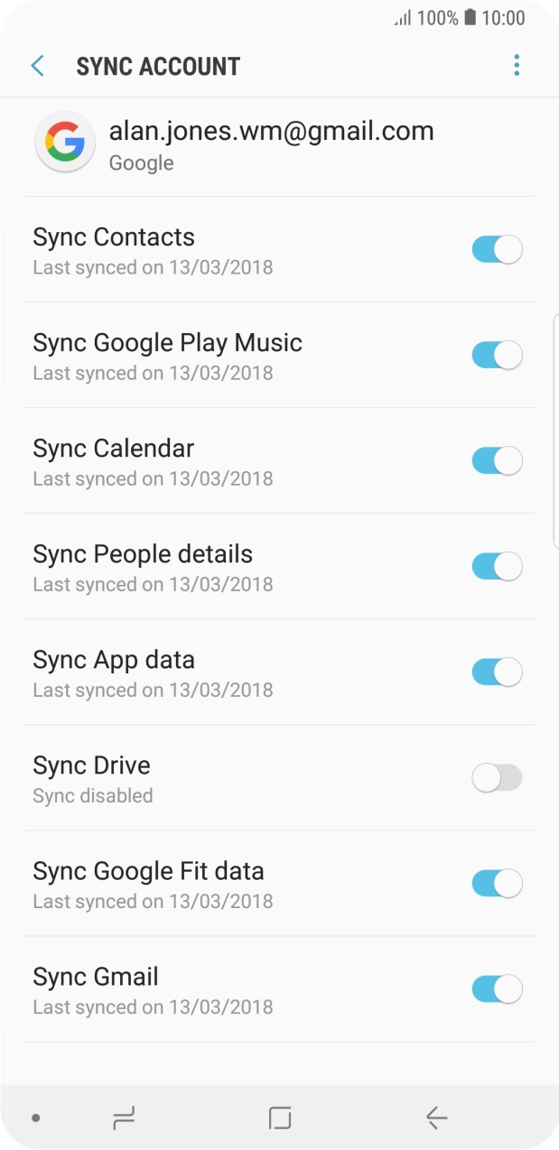 Press the Home key to return to the home screen.