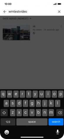 Key in the required search word and press search.