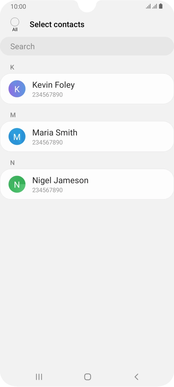 Press the field above 