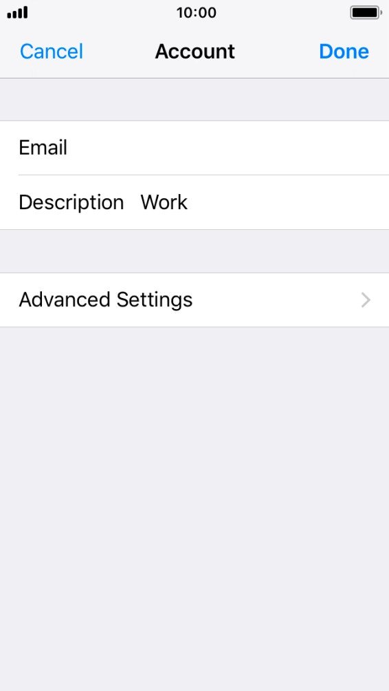 Press Advanced Settings.