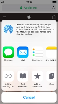Press Add Bookmark.