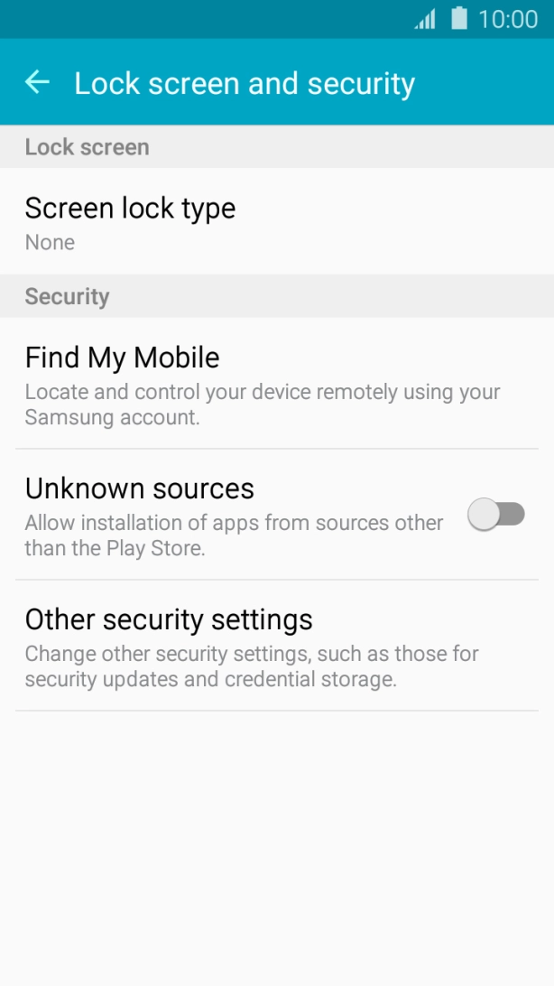 Press the Home key to return to the home screen.