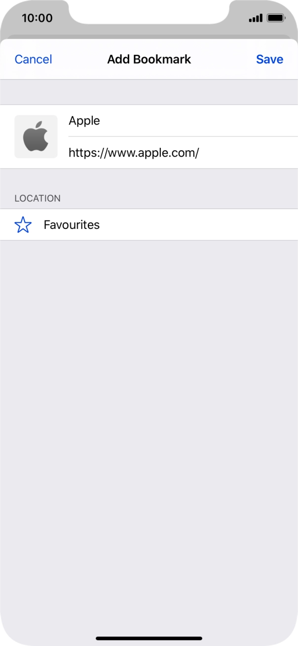 Press the field below 