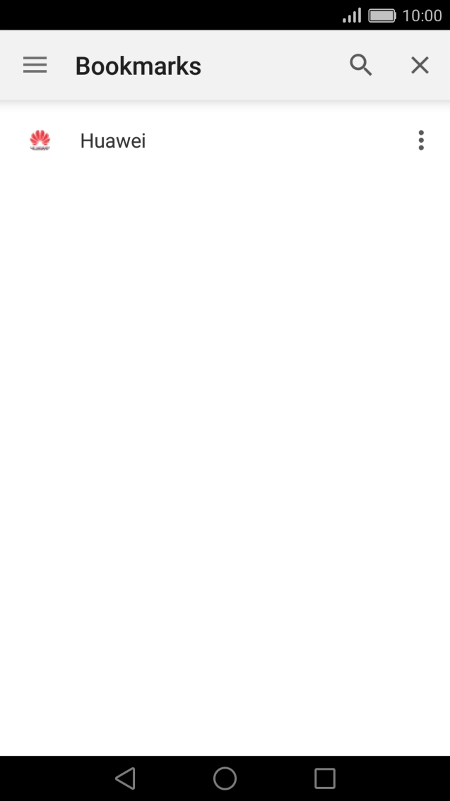 Press the required bookmark. Press the required bookmark.