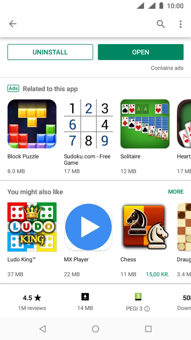 Press the Home key to return to the home screen.