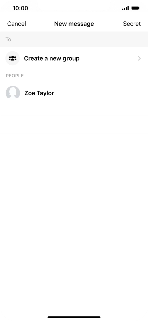 Press the field next to 