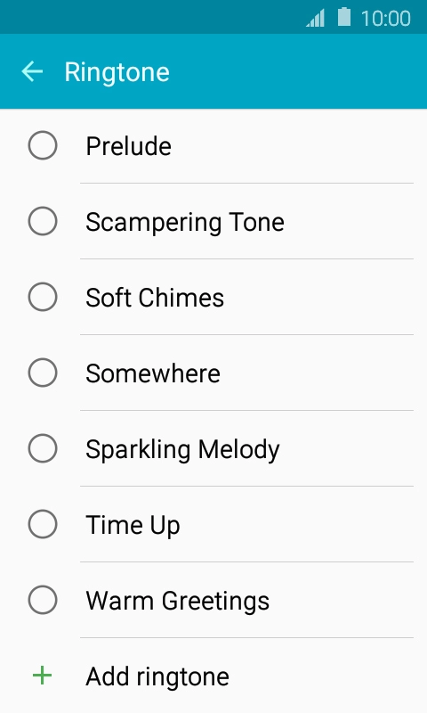 Press Add ringtone.