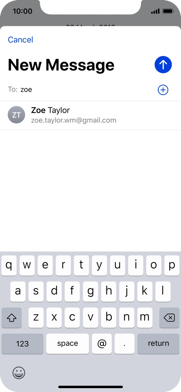 Press the required contact.