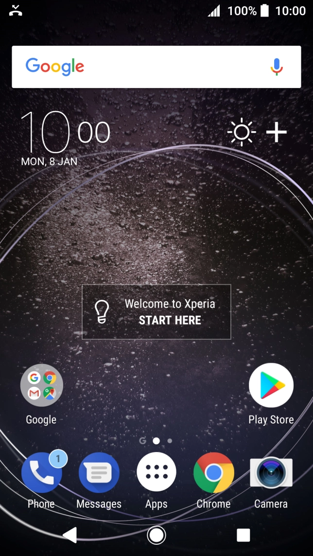 The missed calls icon shows that you have one or more missed calls.